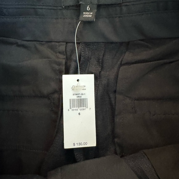Banana Republic NWT PALMA STRAIGHT-LEG LINEN PANT Size 6 - Picture 9 of 11